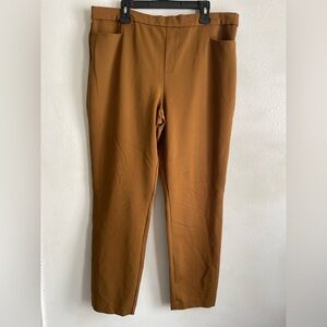 Susan Graver Women's Tan Chinos